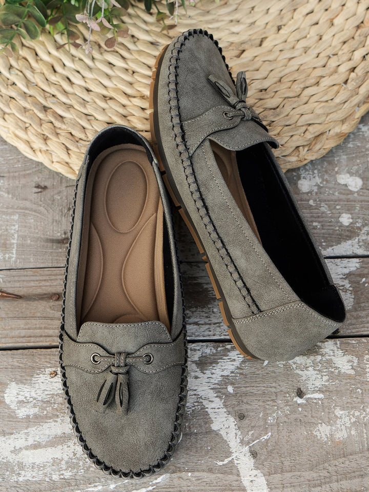 Margot | Mocassins en Suédine à Nœud