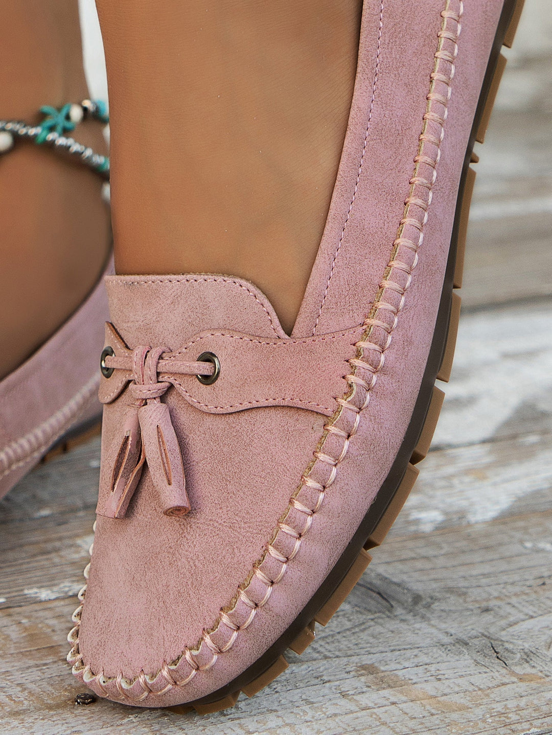 Margot | Mocassins en Suédine à Nœud