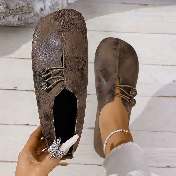 Anémone | Mocassins en Suédine à Semelle Antidérapante