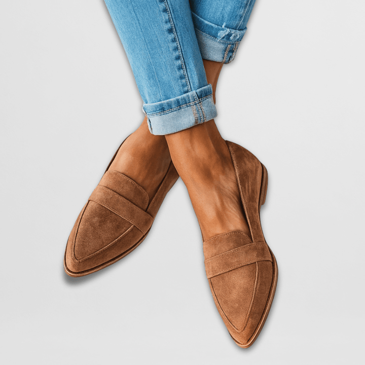 Solène | Mocassins en Suédine Souple