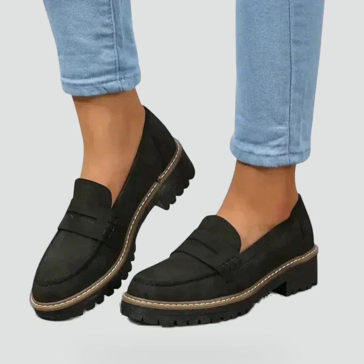Lucile | Mocassins Confort à Semelle Crantée