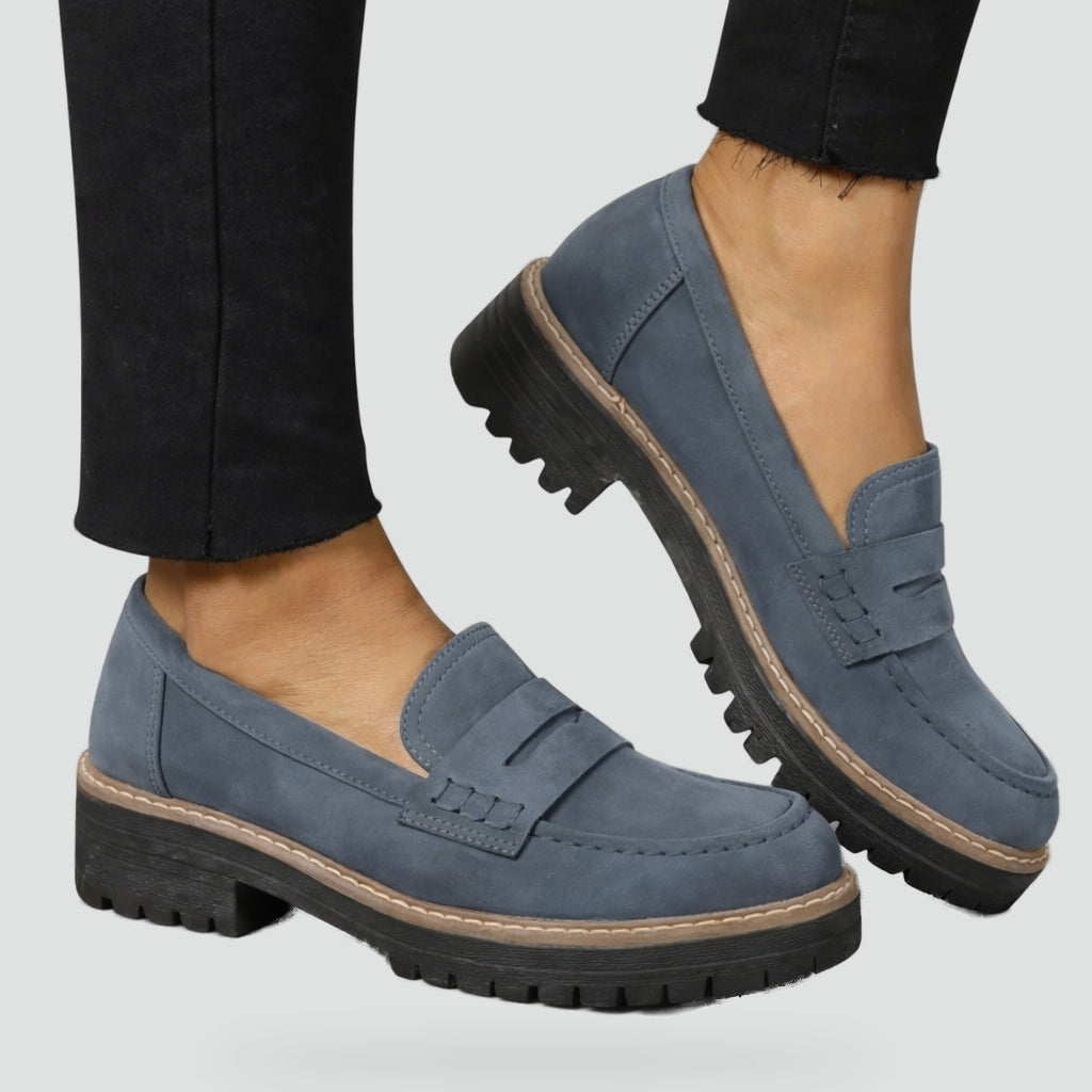 Lucile | Mocassins Confort à Semelle Crantée