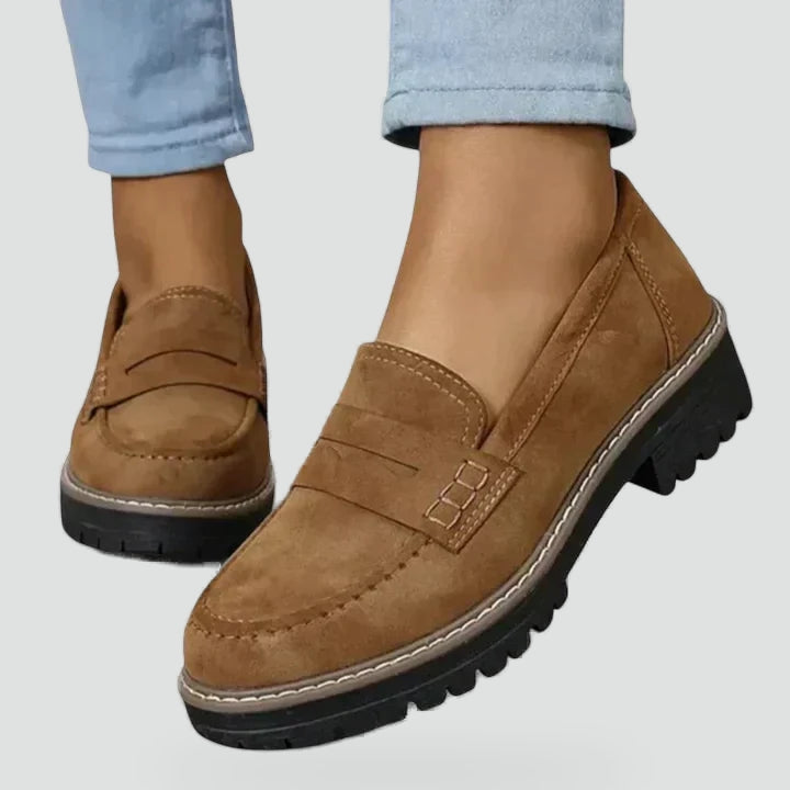 Lucile | Mocassins Confort à Semelle Crantée