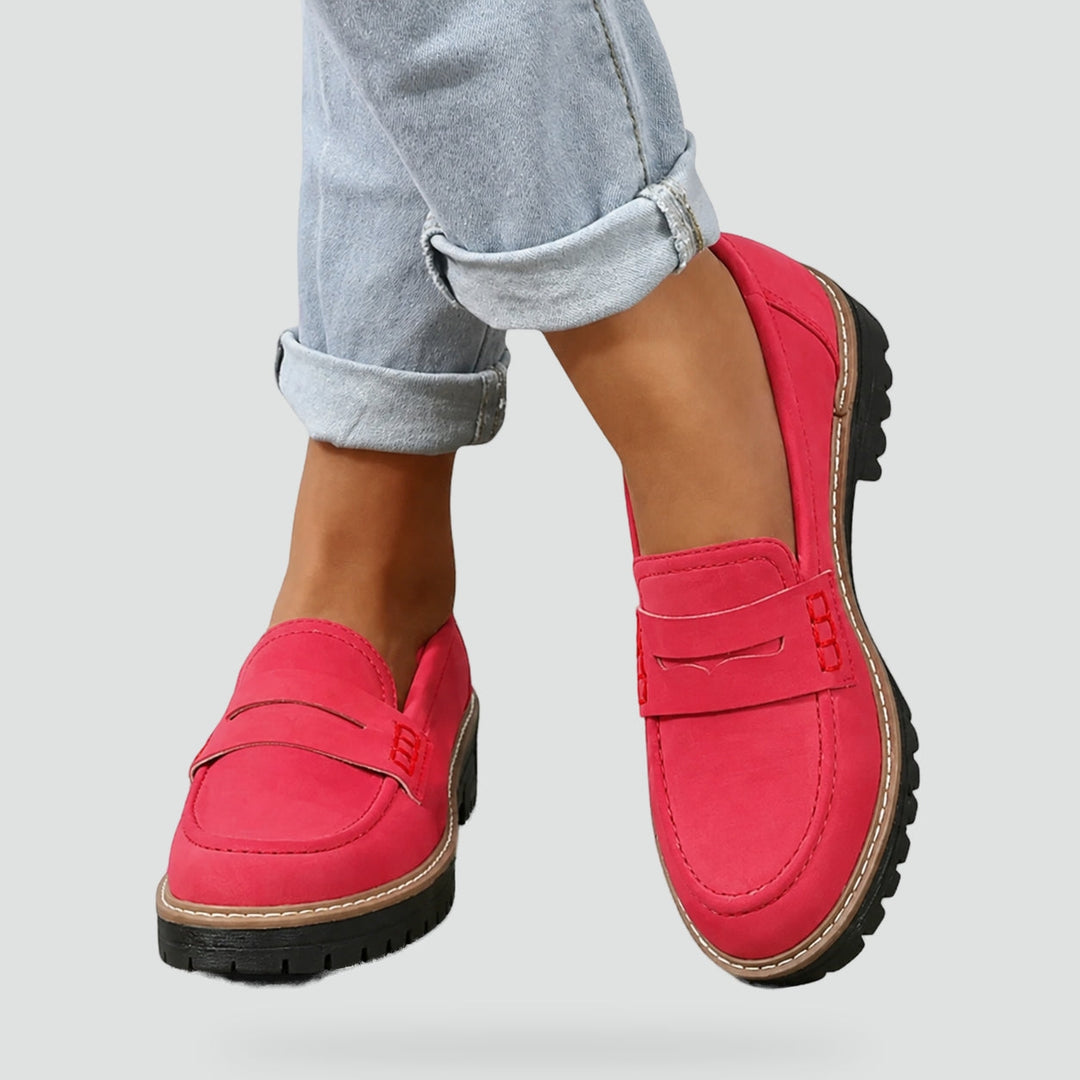 Lucile | Mocassins Confort à Semelle Crantée
